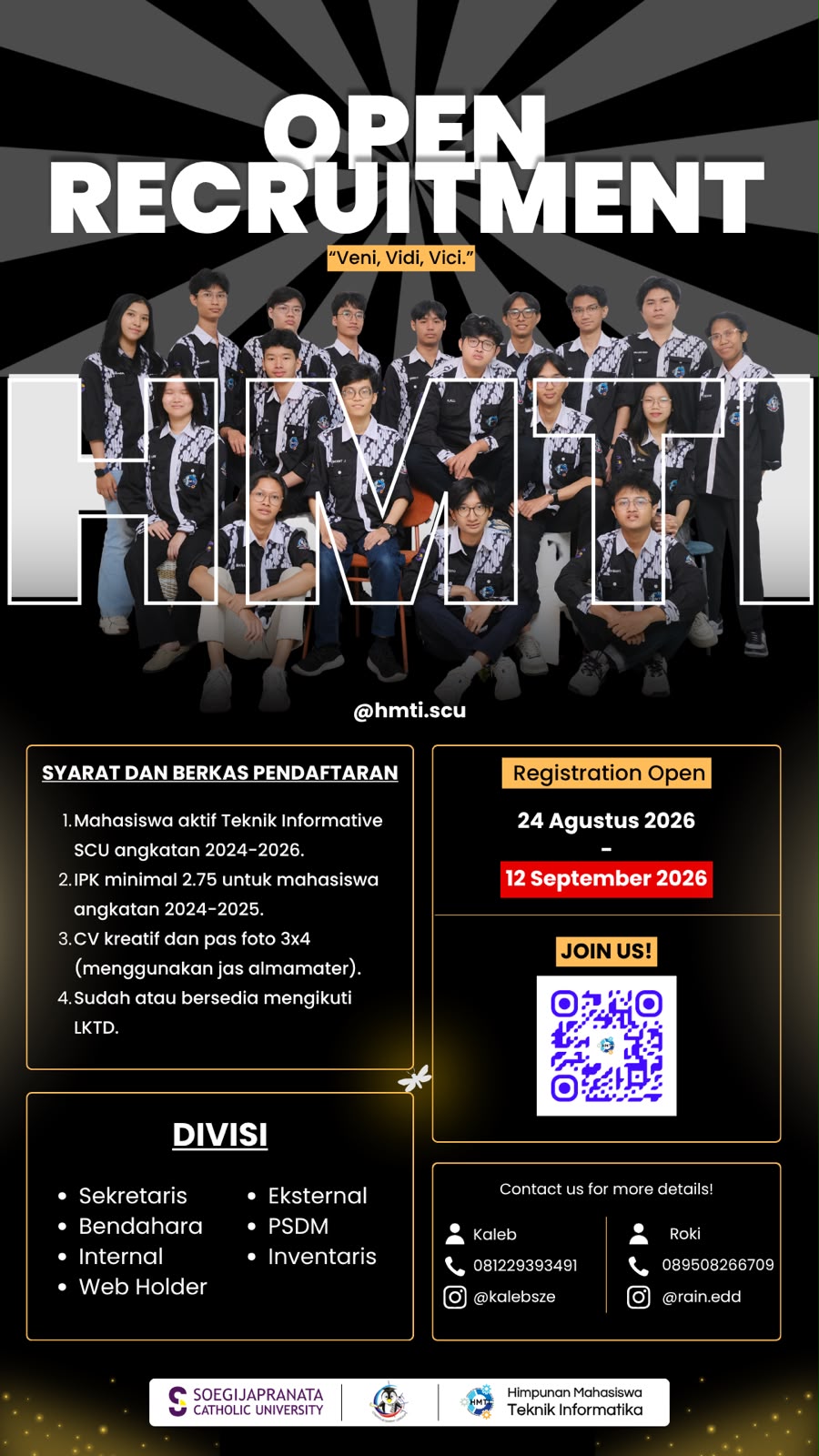 Open Recruitment HMTI SCU